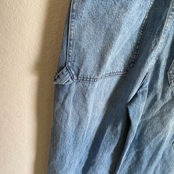 Madewell Denim Relaxed Carpenter Cottagecore Overalls in Lewisberg Wash Size XXS - Picture 16 of 16